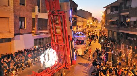Disfraces durante la cita festiva en la localidad de Milagro.