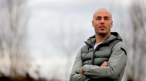 Javi López Ariz ha recalado este año en la Peña Sport procedente del Portugalete vizcaíno. En el conjunto de Tafalla ya acumula 7 goles esta campaña.