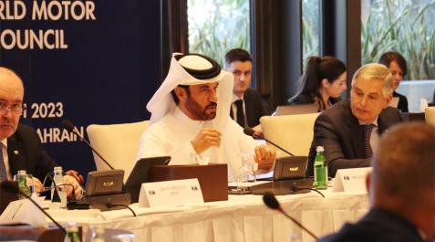fia El emiratí Mohammed ben Sulayem, presidente de la Federación Internacional del Automóvil (FIA)