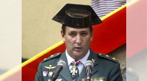 José María Tienda Fotografía de archivo de 2013 que muestra al coronel Jefe de la Comandancia de Santa Cruz de Tenerife, José María Tienda, cesado este miércoles