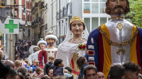 La de San Fermín Txikito en 2022 fue la última salida de la Comparsa en Pamplona.