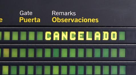 La pandemia obligó a cancelar miles de vuelos