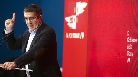 Patxi López El portavoz del PSOE en el Congreso, Patxi López, durante un acto en Burgos.