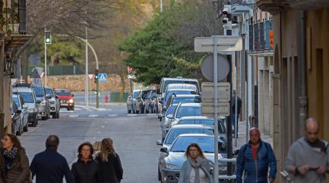 Camaras Estella Cámara instalada en Espoz y Mina para controlar Ruiz de Alda.