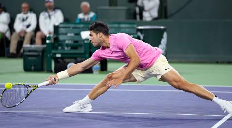 Carlos Alcaraz frente a Tallon Griekspoor en Indian Wells Carlos Alcaraz frente a Tallon Griekspoor en Indian Wells