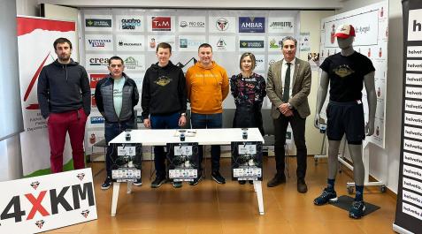 Jurramendi Trail La presentación oficial de la Jurramendi Montejurra Trail fue este martes, 14 de marzo.
