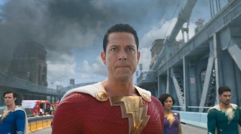superheroe-Shazam Fotograma de '¡Shazam!, la furia de los dioses', que llega esta semana a las carteleras de cine