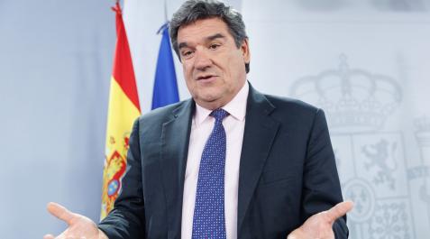 escriva-pensiones El ministro de Inclusión, Seguridad Social y Migraciones, José Luis Escrivá, atiende a medios tras una rueda de prensa posterior al Consejo de Ministros,