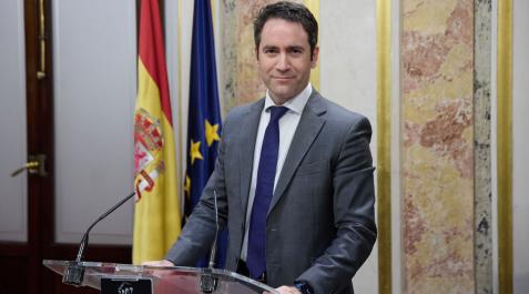 garcia egea El ex secretario general del PP, Teodoro García Egea, durante una comparecencia en el Congreso de los Diputados en la que ha anunciado su retirada de la política