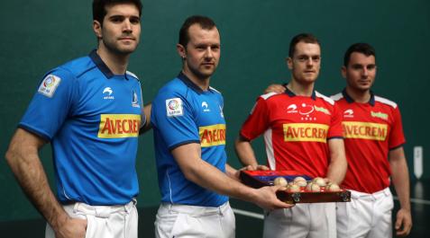 Zabaleta, Elordi, Laso e Imaz se enfrentan el sábado por la tarde en el Labrit por una plaza en la final de Parejas