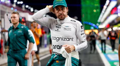 Fernando Alonso, este domingo en el Gran Premio de Arabia Saudí Fernando Alonso, este domingo en el Gran Premio de Arabia Saudí