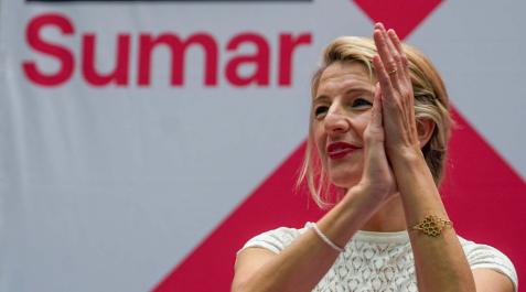 Yolanda Díaz Sumar La vicepresidenta Yolanda Díaz, durante acto de escucha de su proyecto Sumar en Andalucía este 19 de marzo en Sevilla