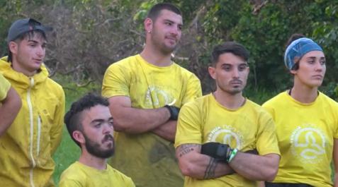 conquis-eliminado-alvaro-guaban Integrantes del equipo Guaban con los dos nominados para el duelo final: Álvaro y Aitor