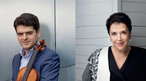 Daniel-y-Elena Elena Bashkirova (piano) & Michael Barenboim (violín, viola) actúan esta tarde en el Gayarre.