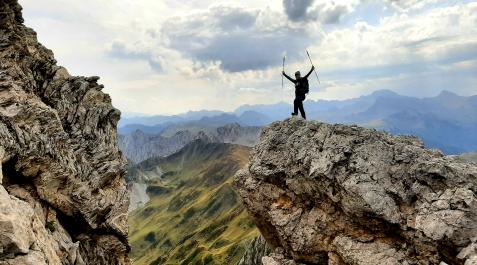 Sobarcal “Mostrar deportistas con la limitación de esta enfermedad pero que siguen disfrutando de la naturaleza, de la vida” es el objetivo del proyecto. La foto, en Sobarcal.