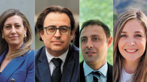 Idoia Zabaleta, Ángel Chocarro, José Miguel Ancín y Ana Yerro Idoia Zabaleta, Ángel Chocarro, José Miguel Ancín y Ana Yerro