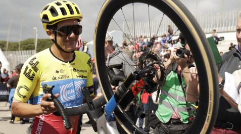 ds Richard Carapaz, en la pasada edición de la Volta a Catalunya.
