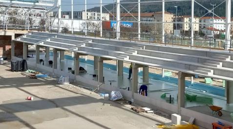 Las obras avanzan consolidando la estructura