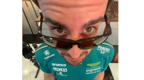 Imagen de Fernando Alonso que se ha hecho viral en las últimas semanas Fernando Alonso