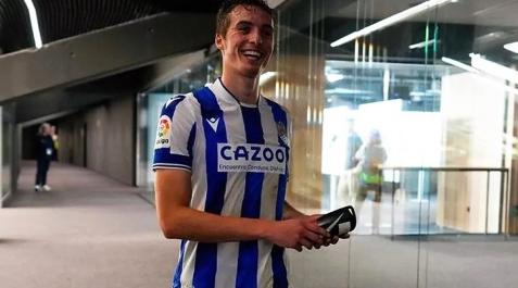Pachecho Ion Pacheco, en una imagen compartida en redes por la Real Sociedad.