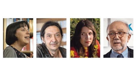 De izq. a dcha.: Pilar Adón, Santiago Lorenzo, Lorena Álvarez, Javier Tejada De izq. a dcha.: Pilar Adón, Santiago Lorenzo, Lorena Álvarez, Javier Tejada