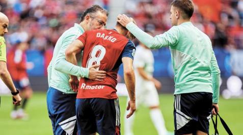 lesion-brasanac Osasuna renueva a Darko Brasanac