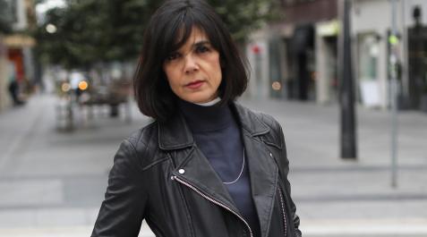 Lara Moreno Lara Moreno, retratada este miércoles 12 de abril en Pamplona.