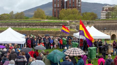 Fotos del homenaje en Pamplona a los navarros asesinados tras el golpe de Estado de 1936 Fotos del homenaje en Pamplona a los navarros asesinados tras el golpe de Estado de 1936