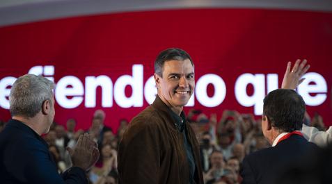 Pedro Sánchez El secretario general del PSOE y presidente del Gobierno, Pedro Sánchez, asiste a la clausura de la Conferencia Municipal del PSOE, en la Ciudad de las Artes y las Ciencias en Valencia