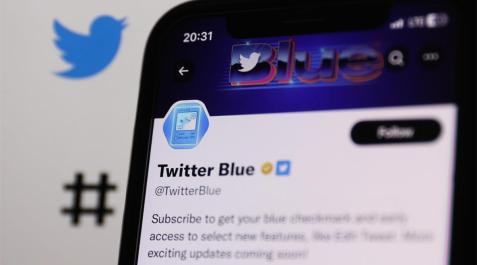 twitter-blue El servicio de suscripción de Twitter Blue cuesta ocho dólares al mes