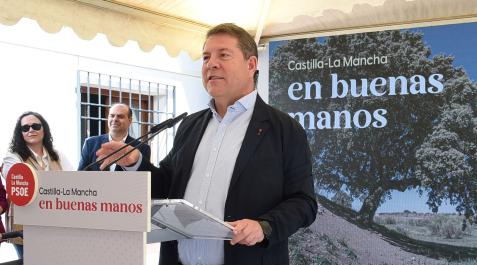 page-castilla El presidente de Castilla-La Mancha y candidato a la reelección, Emiliano García-Page