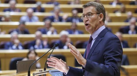 Alberto Núñez Feijóo Alberto Núñez Feijóo, este miércoles en el Senado