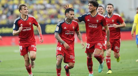 Rubén García celebra su tanto en Cádiz Rubén García celebra su tanto en Cádiz