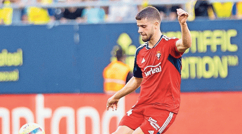 Iker Muñoz, canterano titular en Cádiz Cádiz - Osasuna