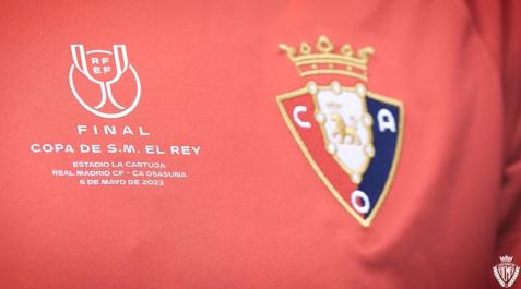 Camiseta de Osasuna para la final de Copa del Rey Camiseta de Osasuna para la final de Copa del Rey