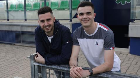 El portero Ángel Fraga y el delantero Marcos Olcoz protagonizaron dos inverosímiles goles en el último triunfo del San Juan El portero Ángel Fraga y el delantero Marcos Olcoz protagonizaron dos inverosímiles goles en el último triunfo del San Juan