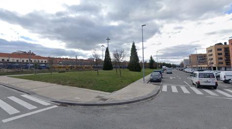Cruce de la calle Ferrocarril con la calle Víctor Eusa Cruce de la calle Ferrocarril con la calle Víctor Eusa