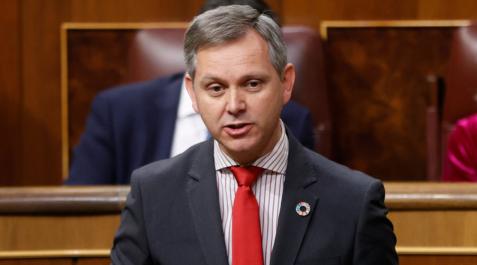 JOSE-MANUEL-MINONES El ministro de Sanidad, José Miñones, durante una intervención anterior en el Congreso