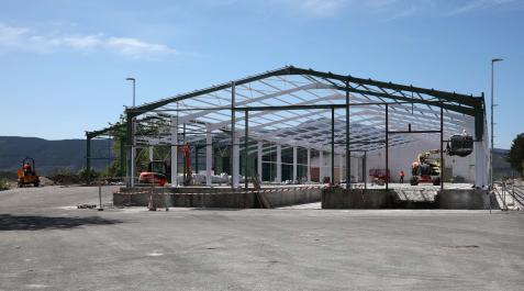 Obras ya en marcha en las instalaciones de la antigua empresa Solano de Aoiz, cerrada en 2007 Obras ya en marcha en las instalaciones de la antigua empresa Solano de Aoiz, cerrada en 2007