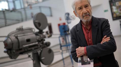 José Sacristán José Sacristán, el pasado viernes en la Filmoteca de Navarra