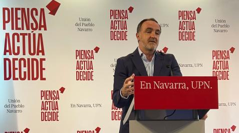 upn-esparza El candidato de UPN a la presidencia del Gobierno foral, Javier Esparza