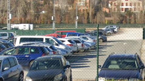 Imagen de archivo del parking de Trinitarios Imagen de archivo del parking de Trinitarios