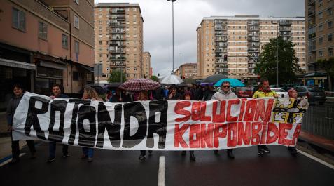 manifestación rotonda san jorge manifestación rotonda san jorge