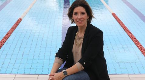 Leticia Acaz, directora gerente de la Asociación de entidades deportivas y de ocio de Navarra (Aedona)