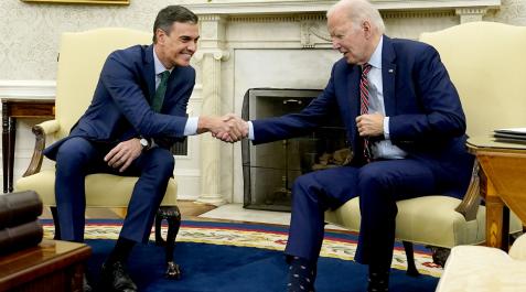 Pedro Sánchez y Joe Biden Pedro Sánchez y Joe Biden