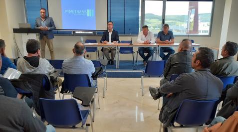 De izquierda a derecha, los presidentes de las asociaciones: José Antonio Moliner (Tradime), Eduardo Rilova (Asebutra), Javier González (Apetamcor) y Peio Perochena (Tradisna) De izquierda a derecha, los presidentes de las asociaciones: José Antonio Moliner (Tradime), Eduardo Rilova (Asebutra), Javier González (Apetamcor) y Peio Perochena (Tradisna)