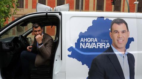 Furgoneta publicitaria de la campaña electoral autonómica y municipal de 2023 Furgoneta publicitaria de la campaña electoral autonómica y municipal de 2023