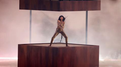 Loreen durante su actuación ganadora en Eurovisión Loreen durante su actuación ganadora en Eurovisión