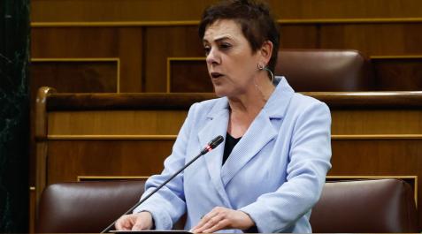 mertxe-Aizpurua La portavoz de EH Bildu en el Congreso, Mertxe Aizpurua, interviene en la sesión de control que se celebra, este miércoles, en el Congreso de los Diputados