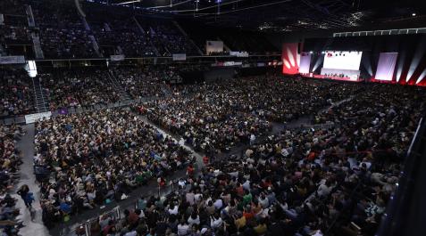 navarra-arena Navarra Arena durante la celebración de la final del Campeonato Absoluto de Bertsolaris en 2022
